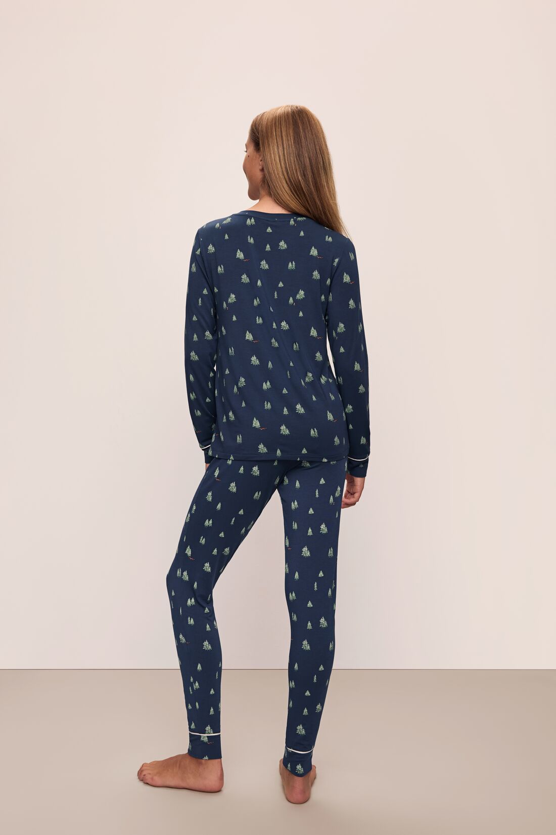 Gisele Printed TENCEL™ Modal Crewneck PJ Set