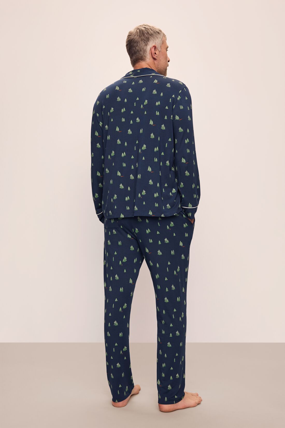 William Printed TENCEL™ Modal Long PJ Set