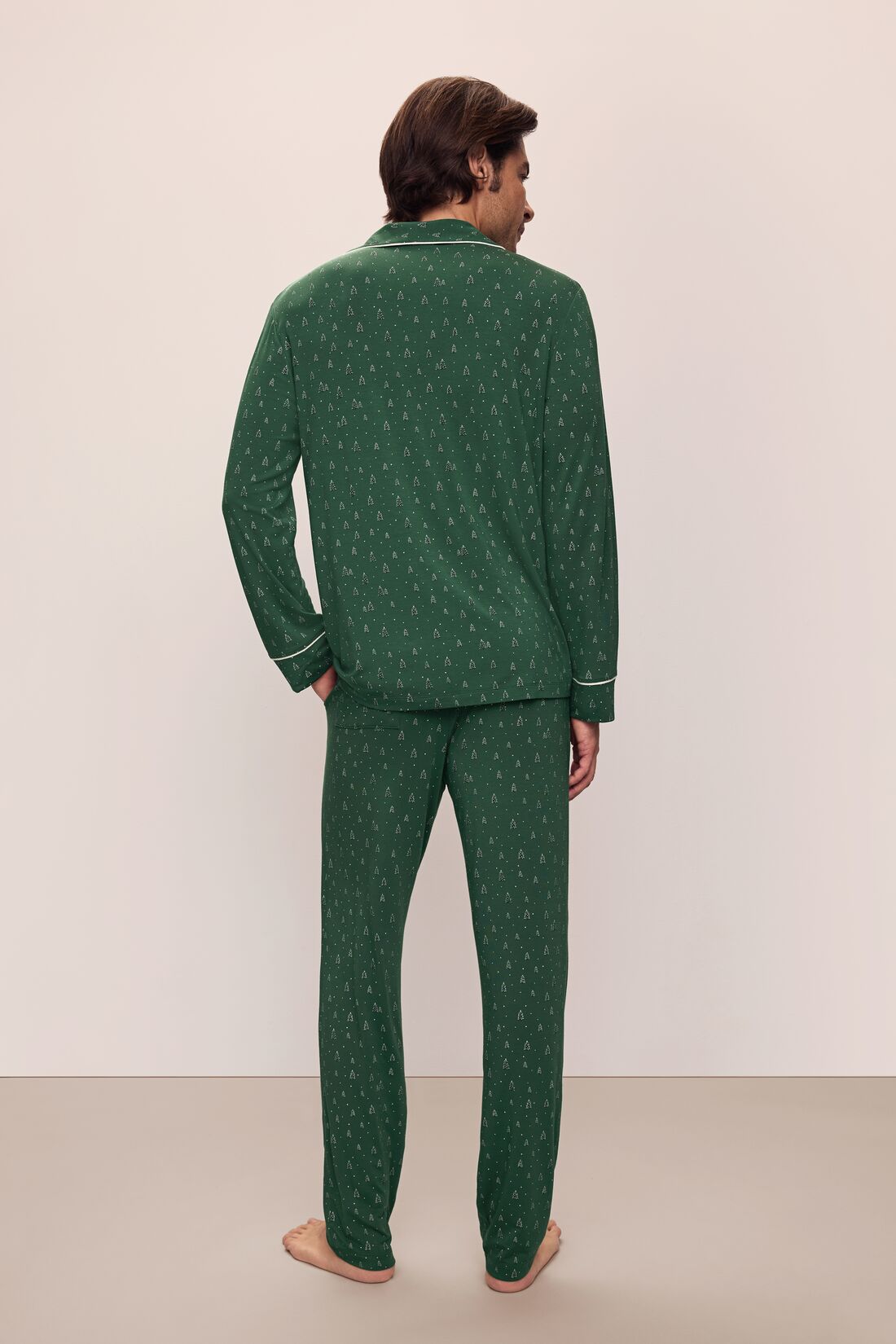 William Printed TENCEL™ Modal Long PJ Set