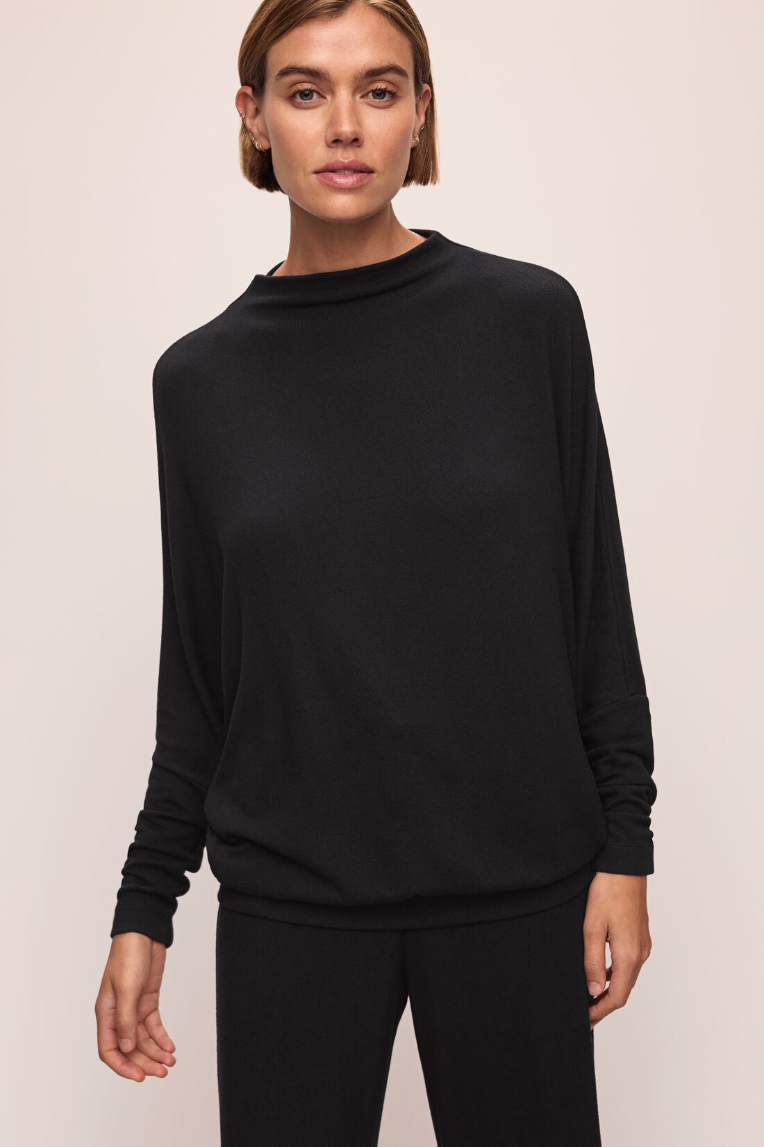 Cozy Time Mock Neck Pullover
