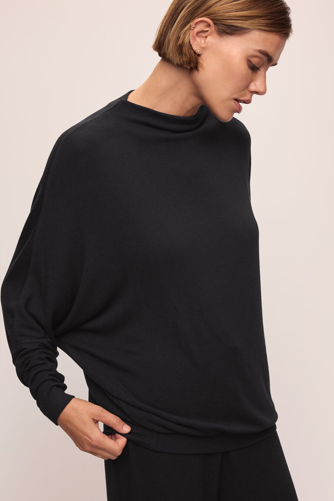 Cozy Time Mock Neck Pullover