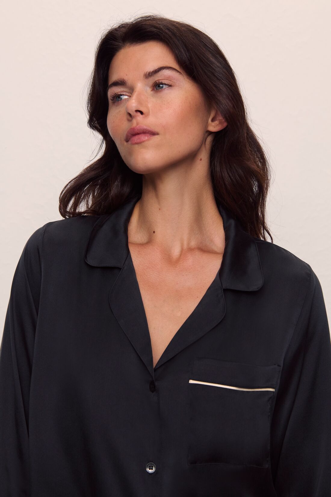 Inez Washable Silk Long PJ Set