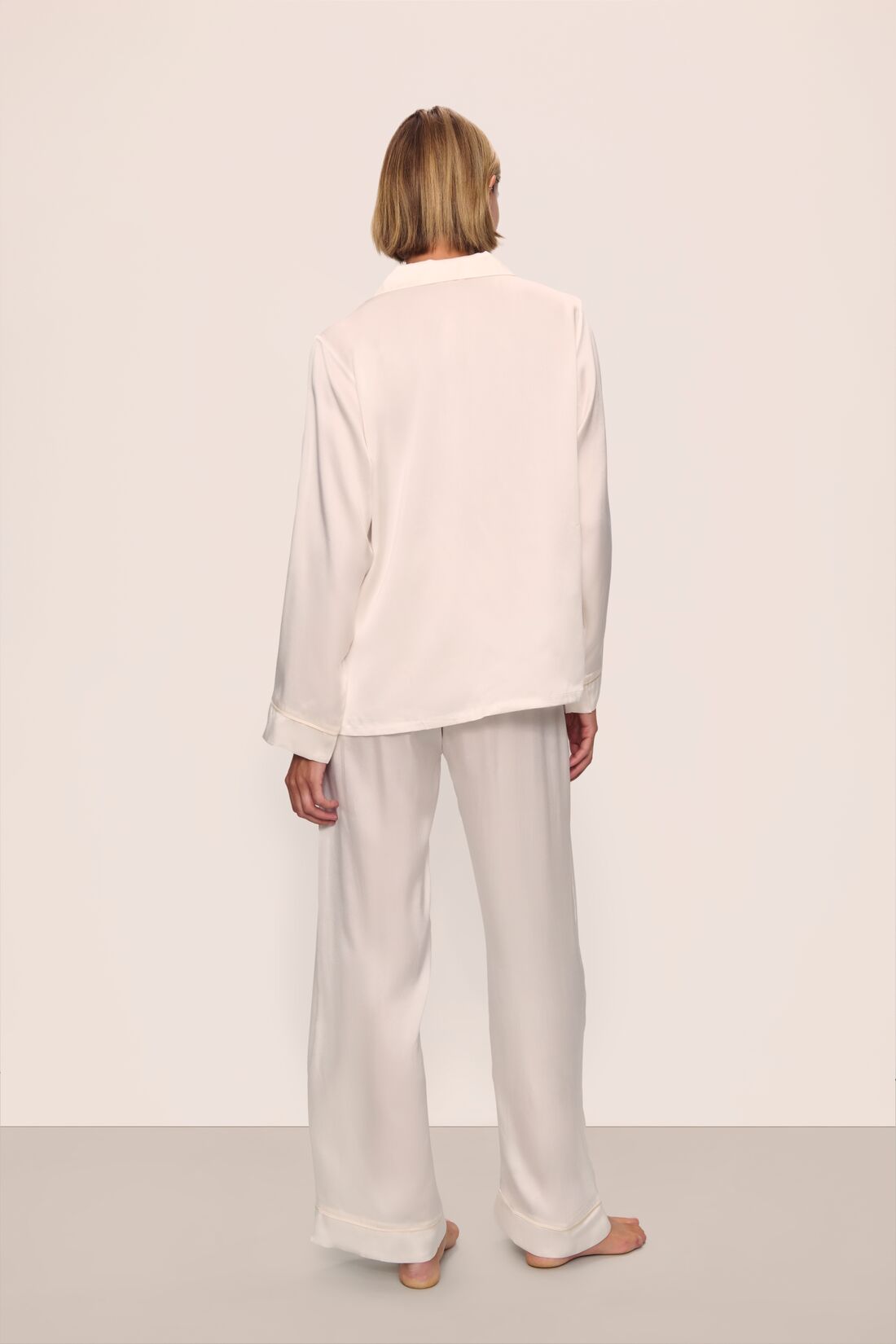 Inez Washable Silk Long PJ Set