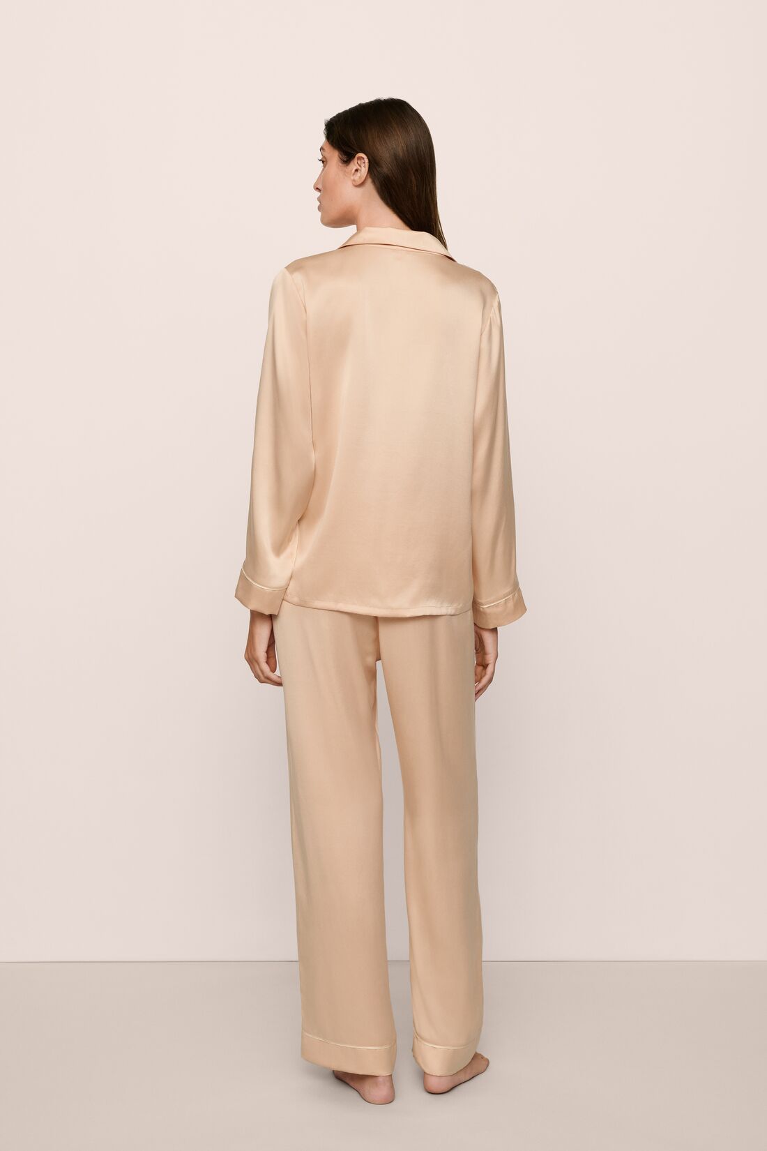 Inez Washable Silk Long PJ Set