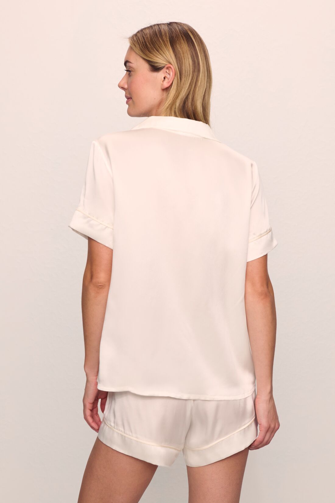 Inez Washable Silk Short PJ Set