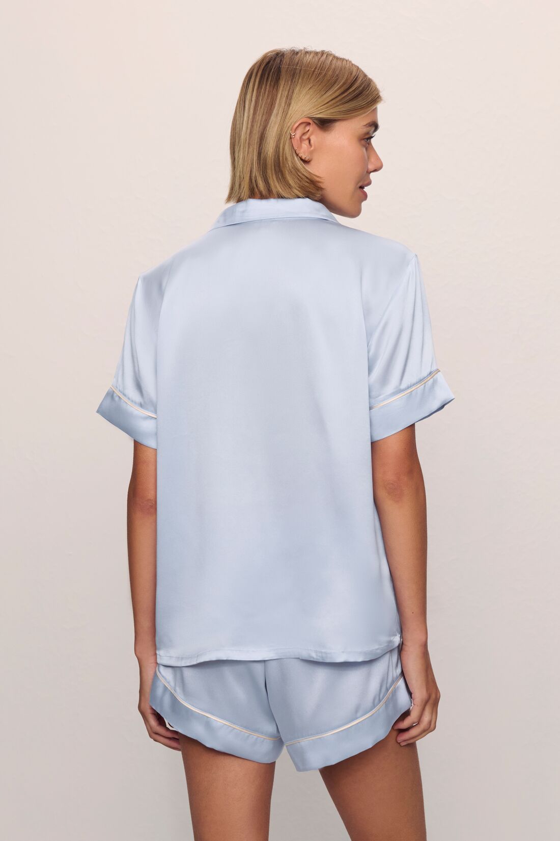 Inez Washable Silk Short PJ Set