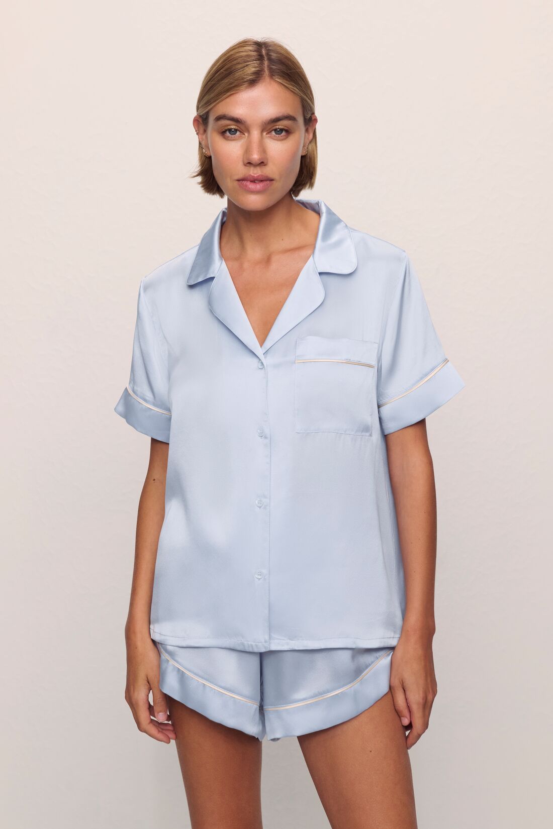 Inez Washable Silk Short PJ Set