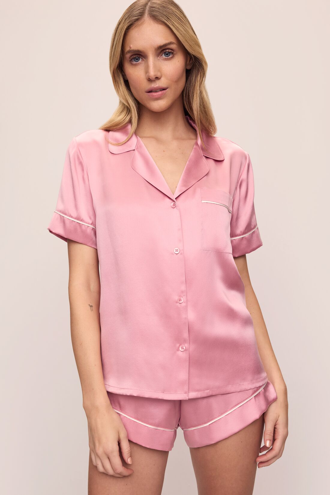 Inez Washable Silk Short PJ Set