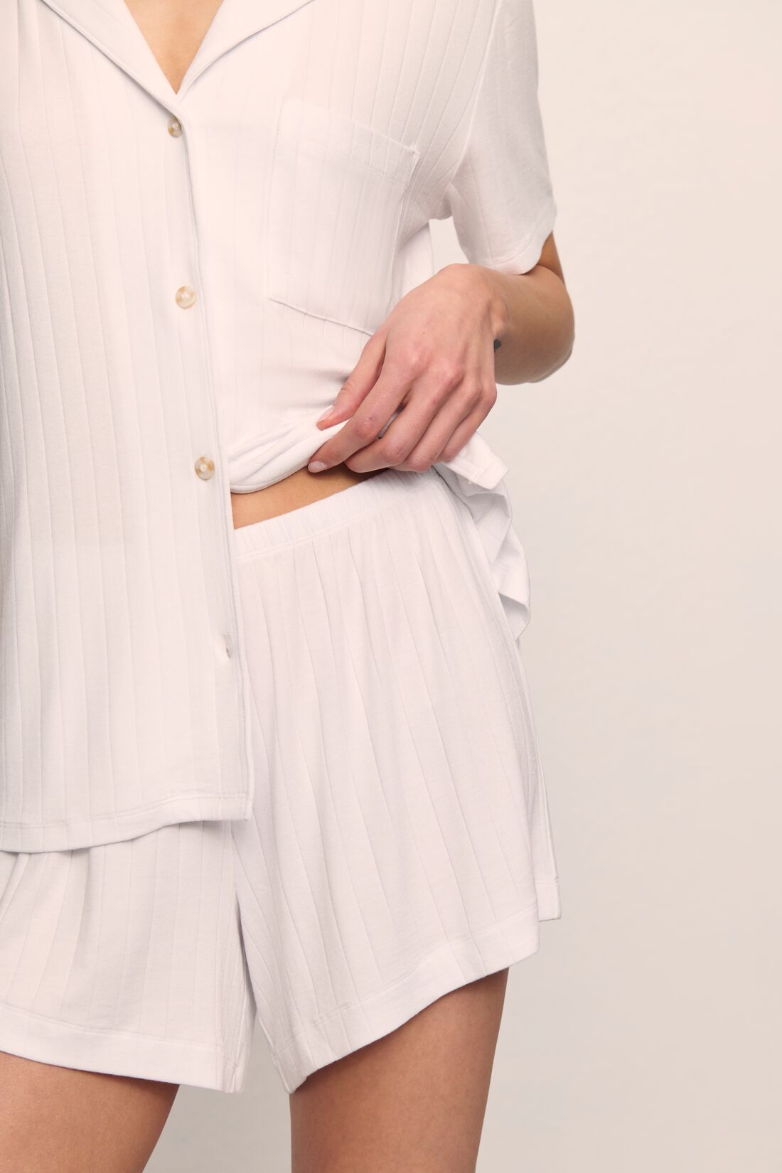 Gisele TENCEL™ Modal Rib Relaxed Short PJ Set