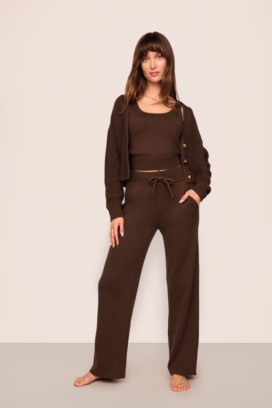 Recycled Sweater Cropped Cardigan