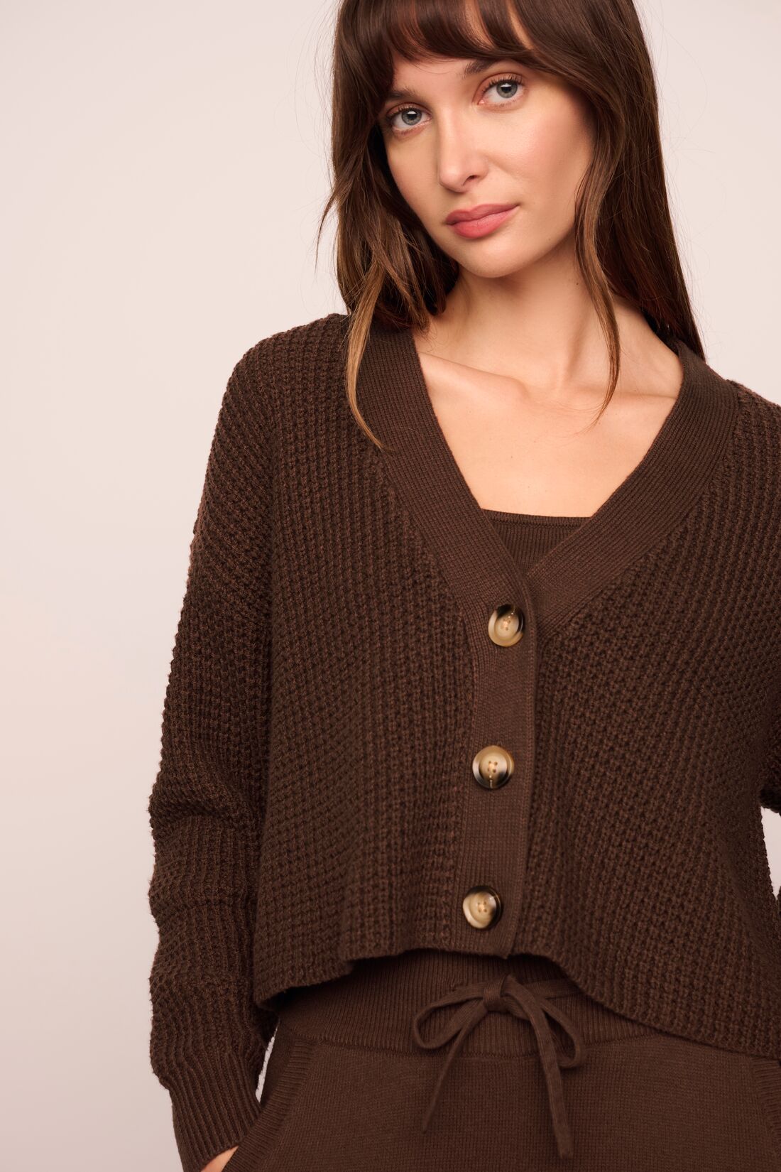 Recycled Sweater Cropped Cardigan