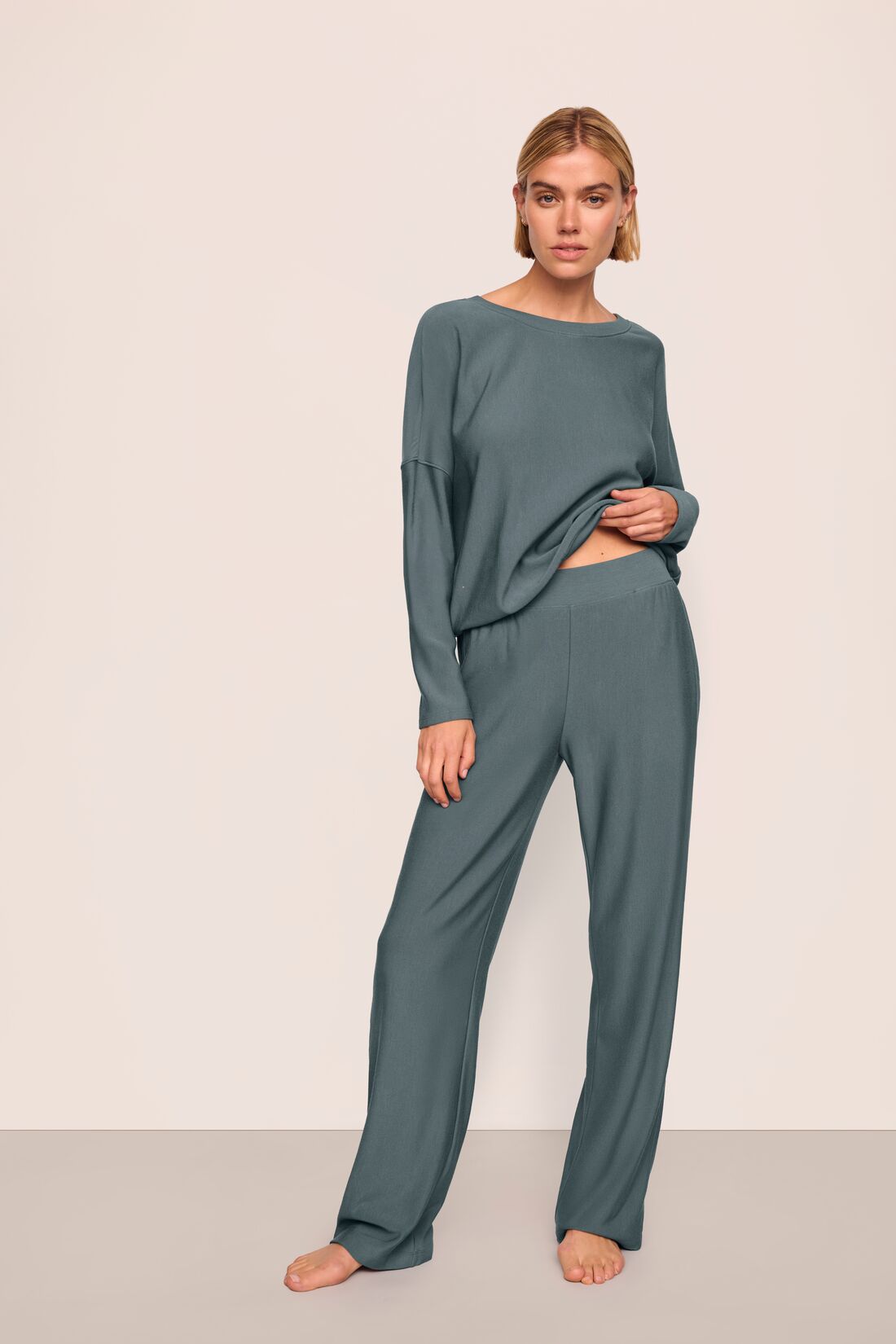 Softest Sweats Boat Neck Pullover