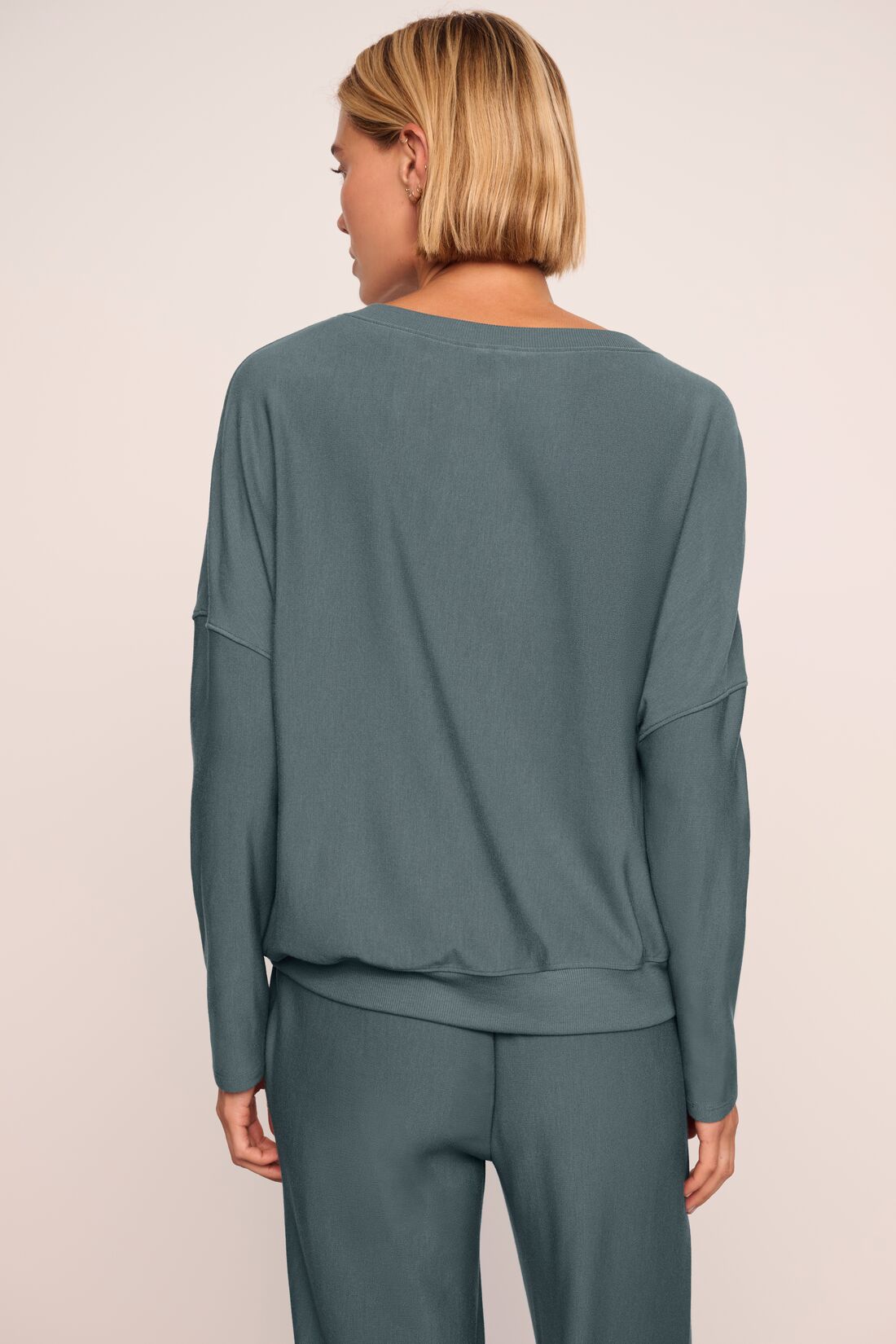 Softest Sweats Boat Neck Pullover
