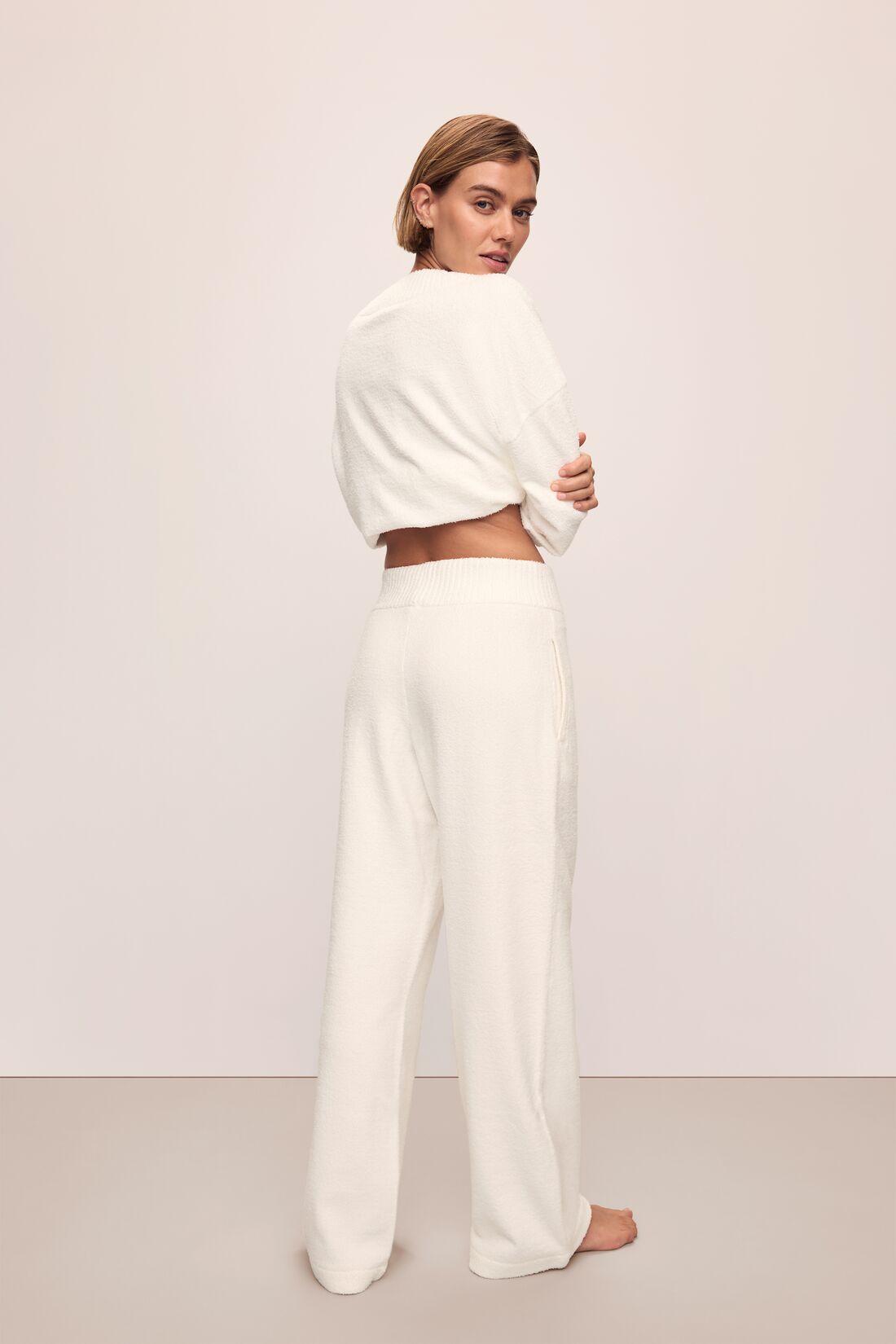 Recycled Boucle Relaxed Fit Pant