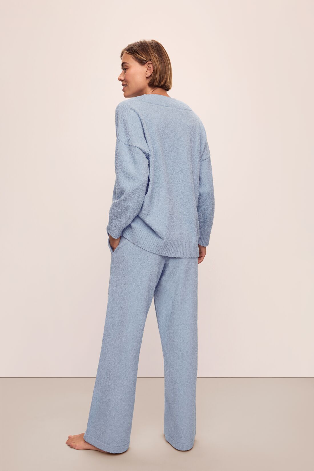 Recycled Boucle Relaxed Fit Pant