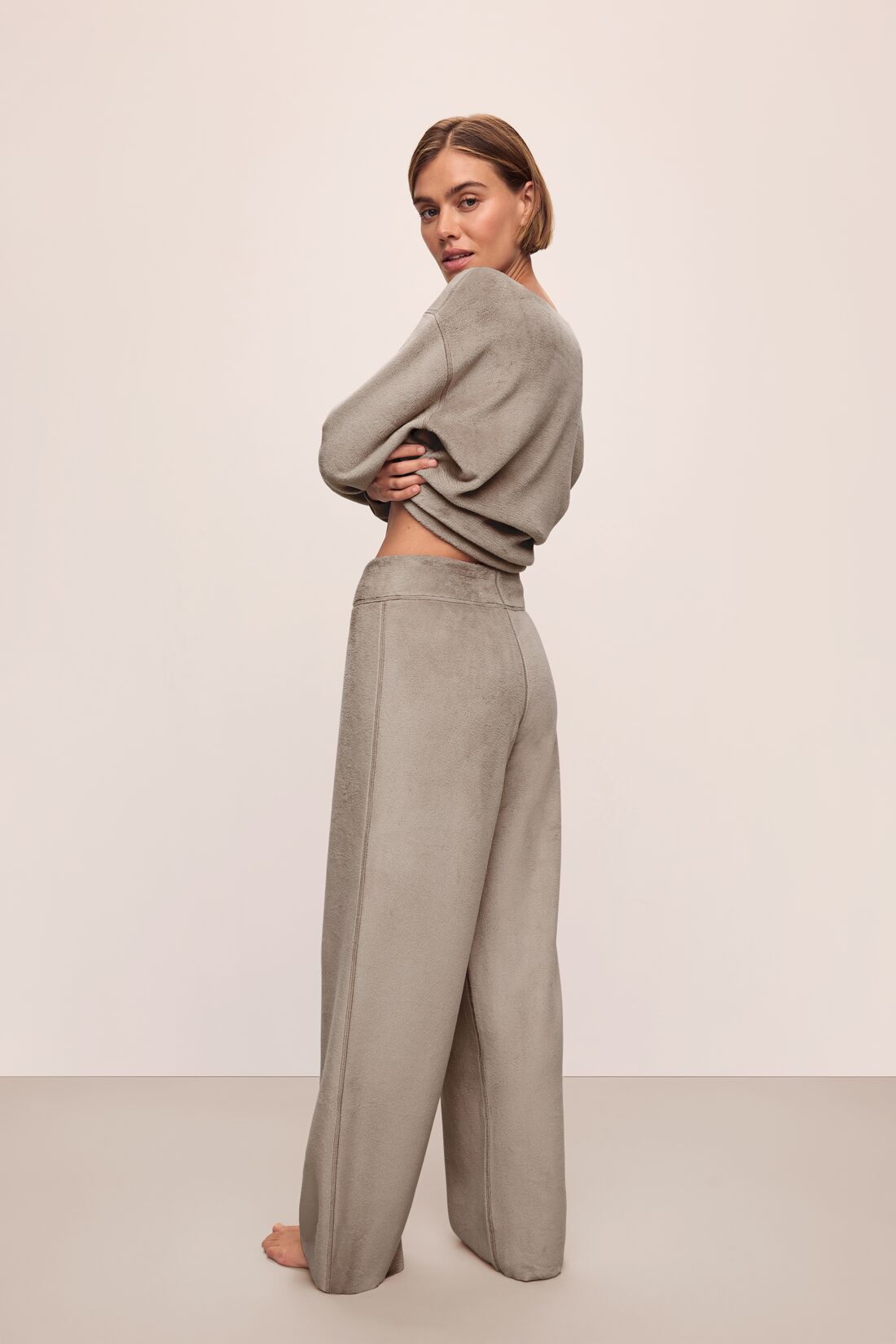 Reversible Plush High Waist Pant