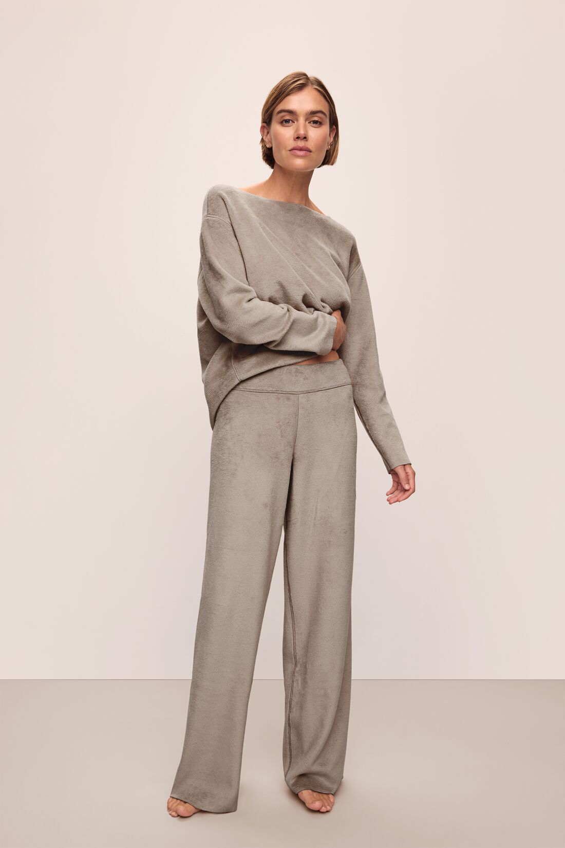 Reversible Plush High Waist Pant