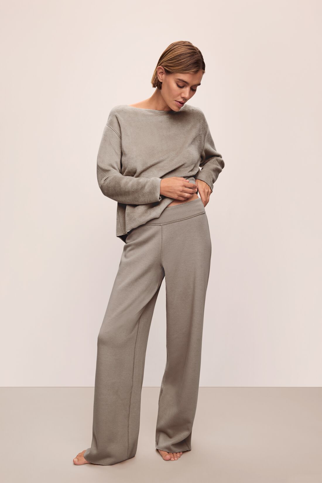 Reversible Plush High Waist Pant