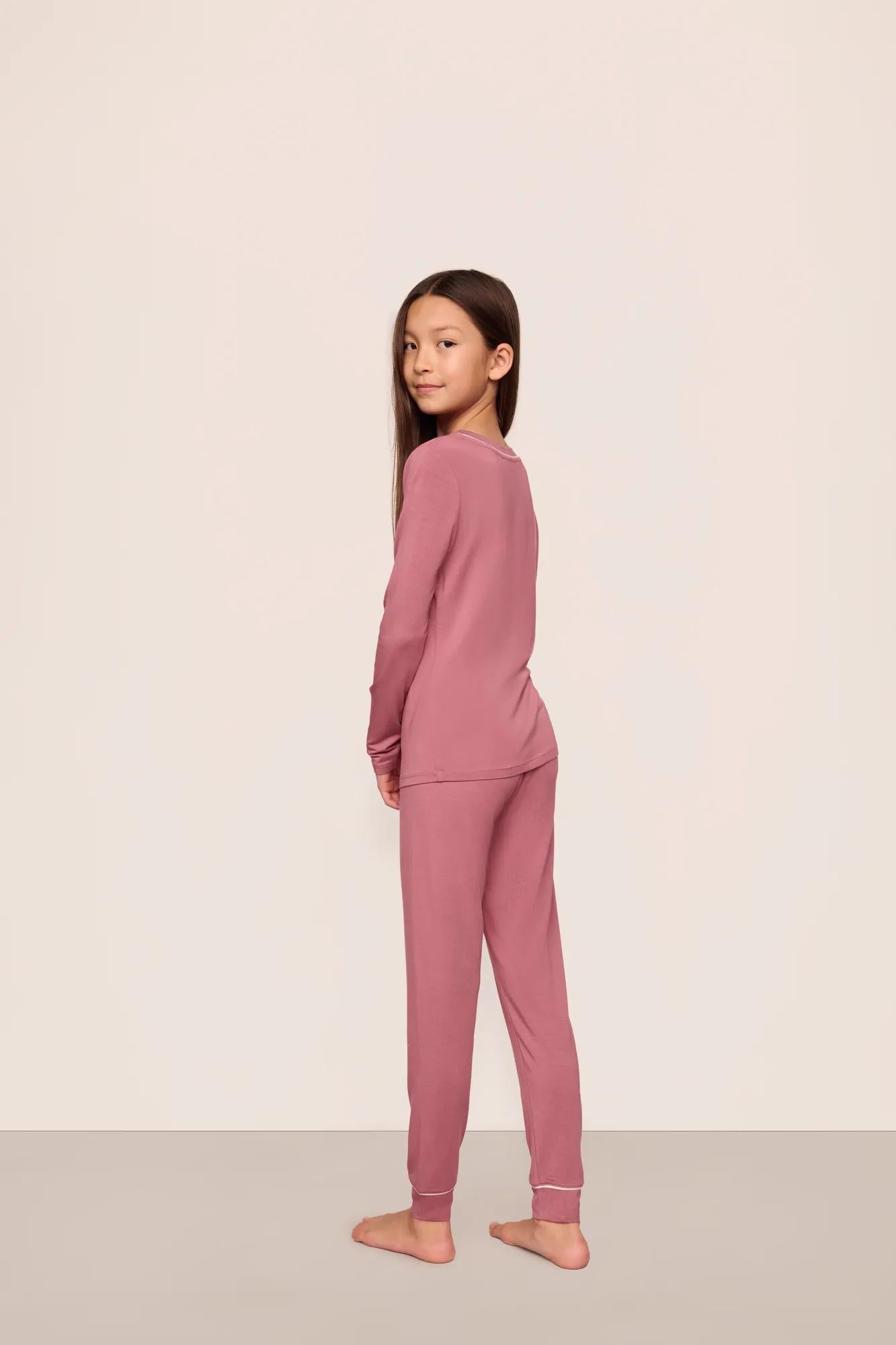 Kids TENCEL™ Modal Unisex Long PJ Set