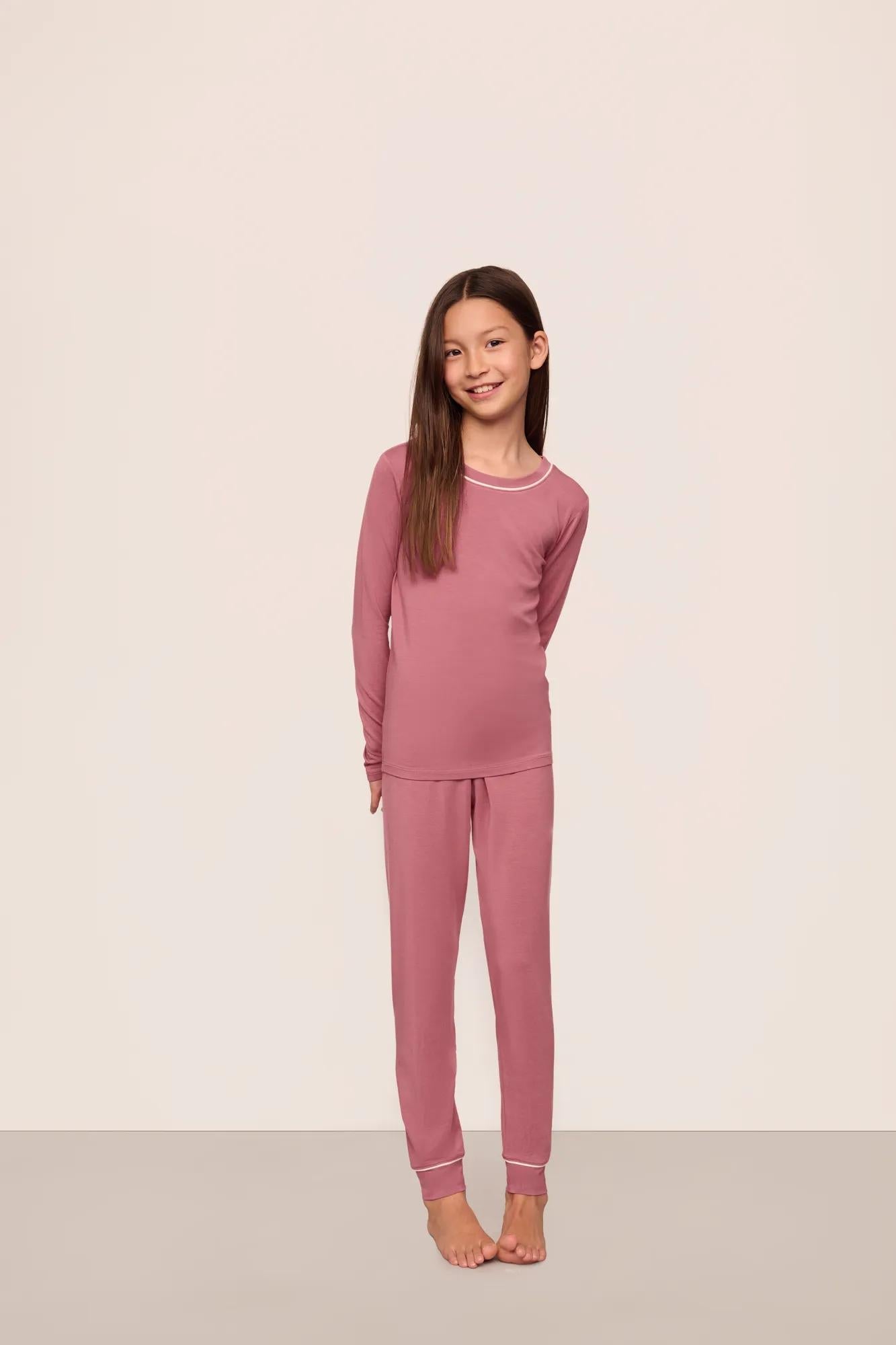 Kids TENCEL™ Modal Unisex Long PJ Set