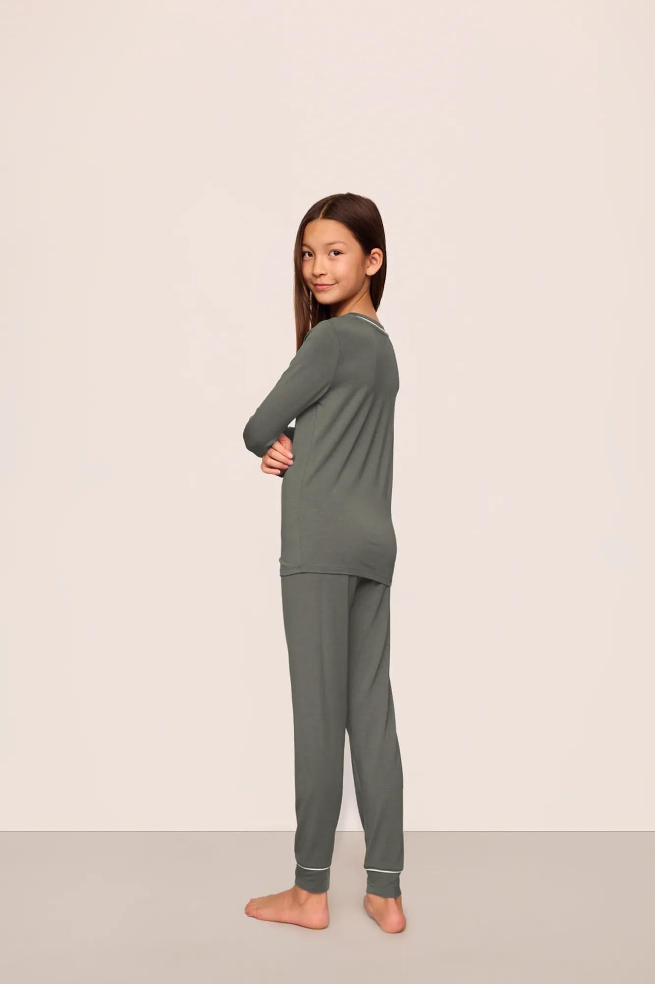 Kids TENCEL™ Modal Unisex Long PJ Set
