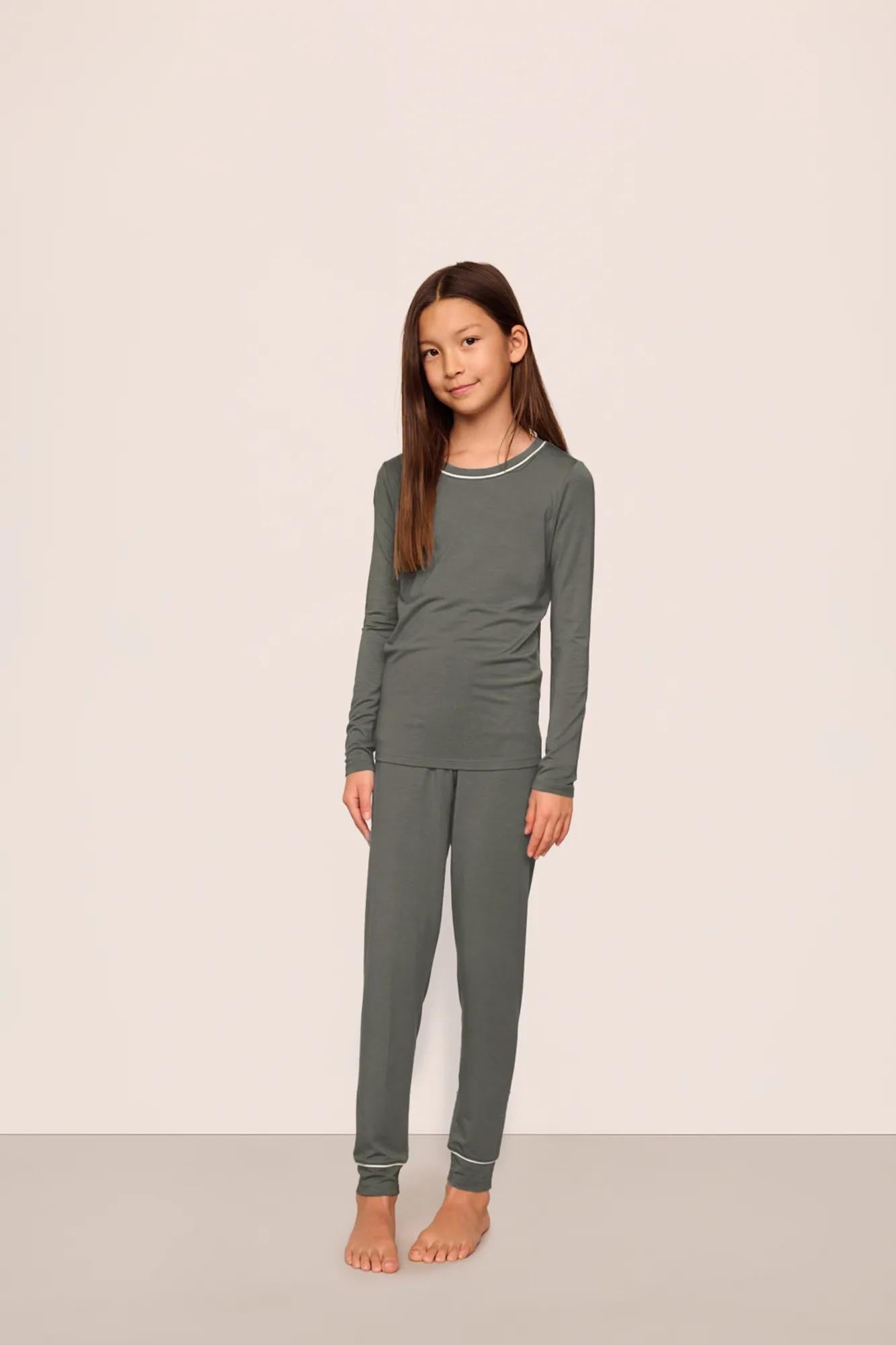 Kids TENCEL™ Modal Unisex Long PJ Set