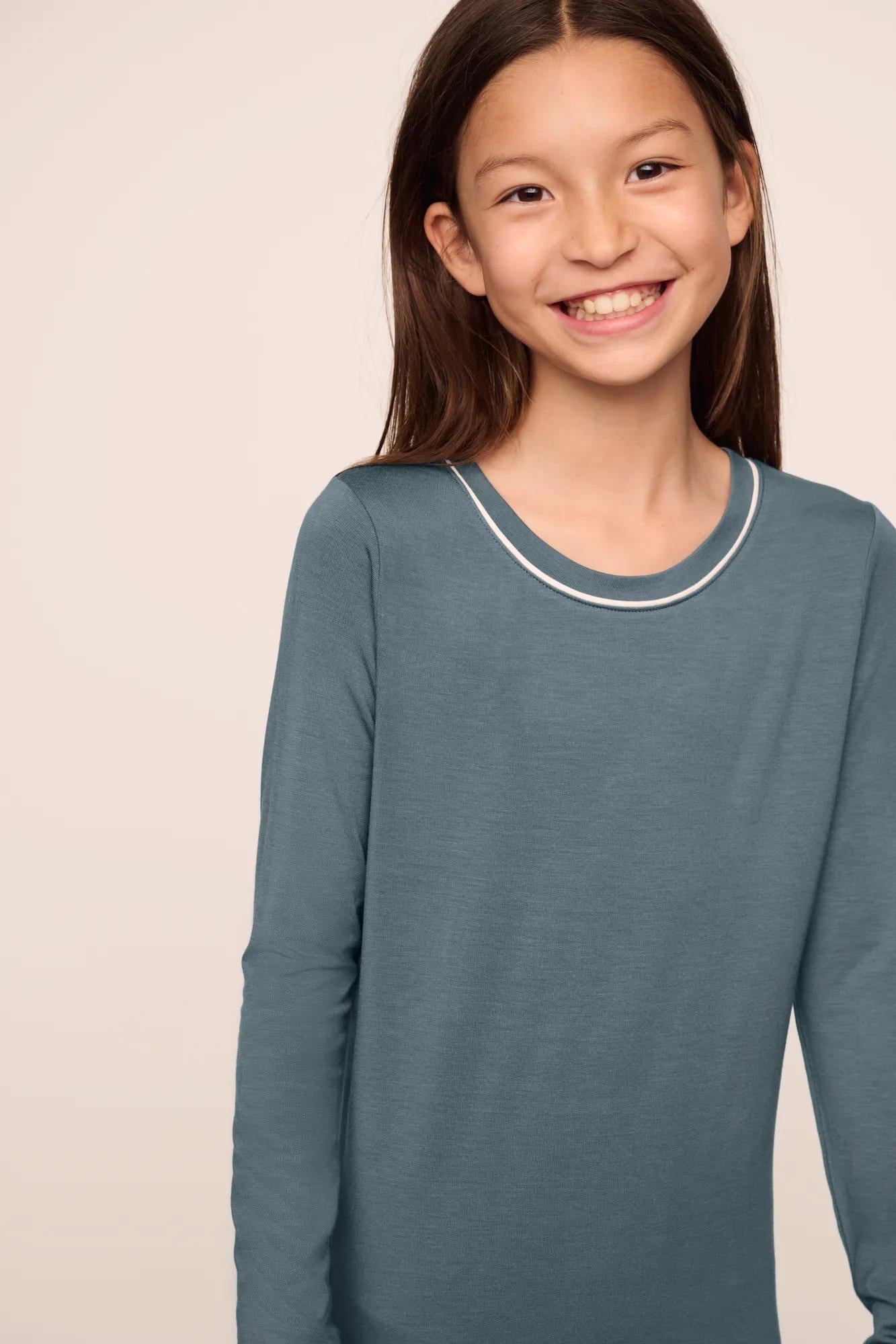 Kids TENCEL™ Modal Unisex Long PJ Set