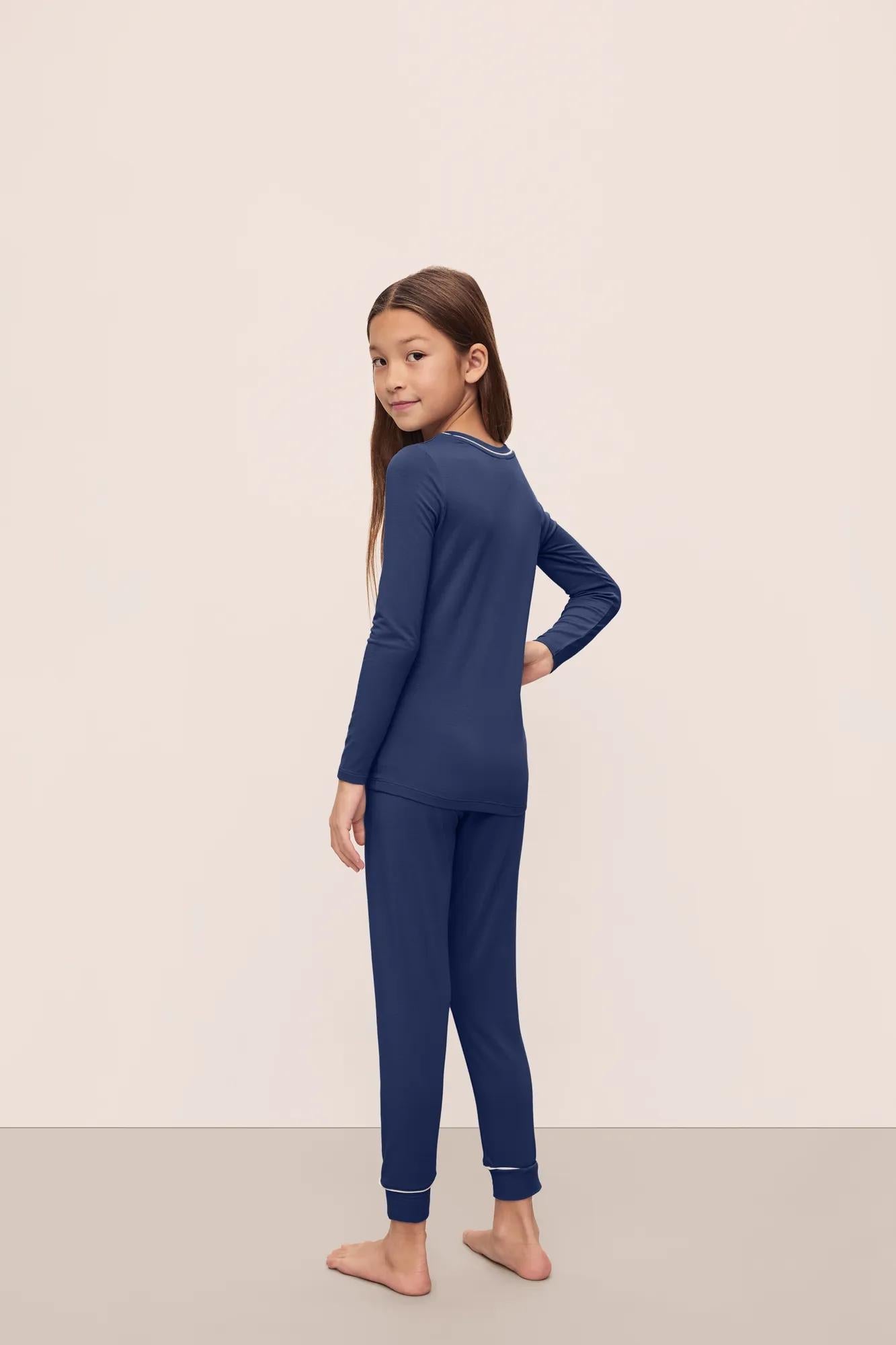 Kids TENCEL™ Modal Unisex Long PJ Set