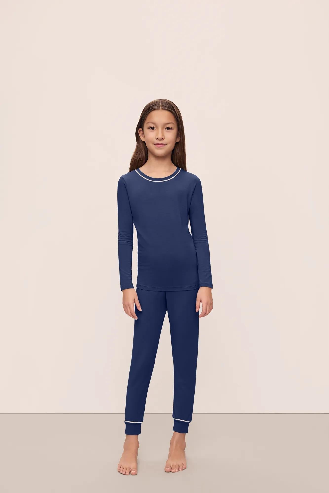 Kids TENCEL™ Modal Unisex Long PJ Set