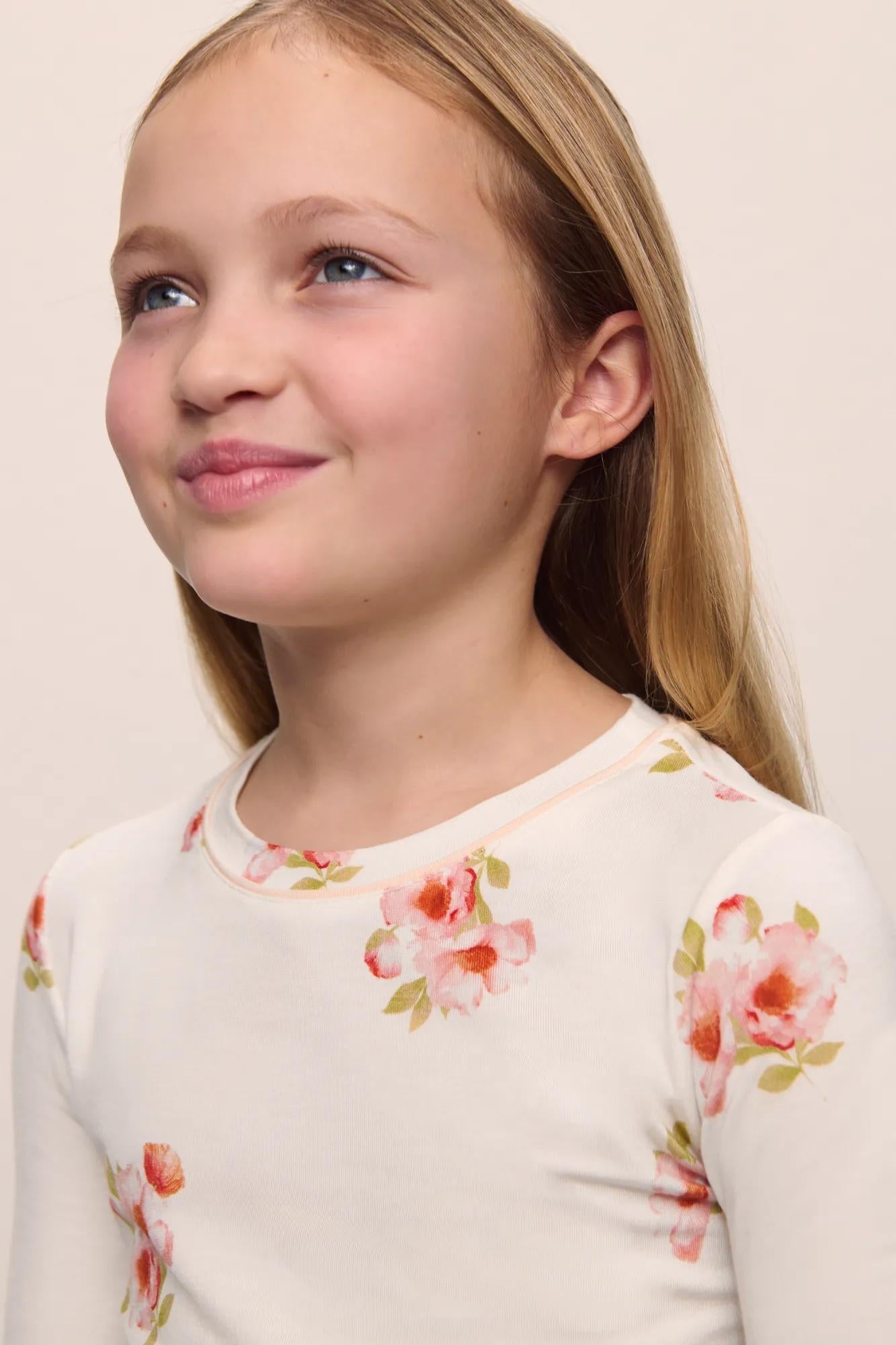 Kids Printed TENCEL™ Modal Unisex Long PJ Set