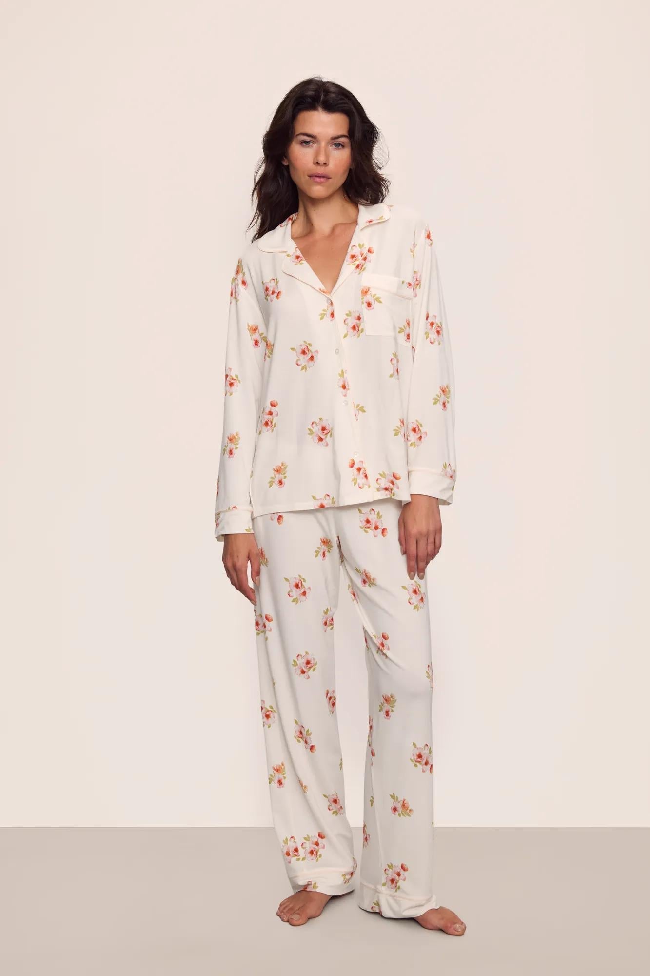 Gisele Printed TENCEL™ Modal Long PJ Set