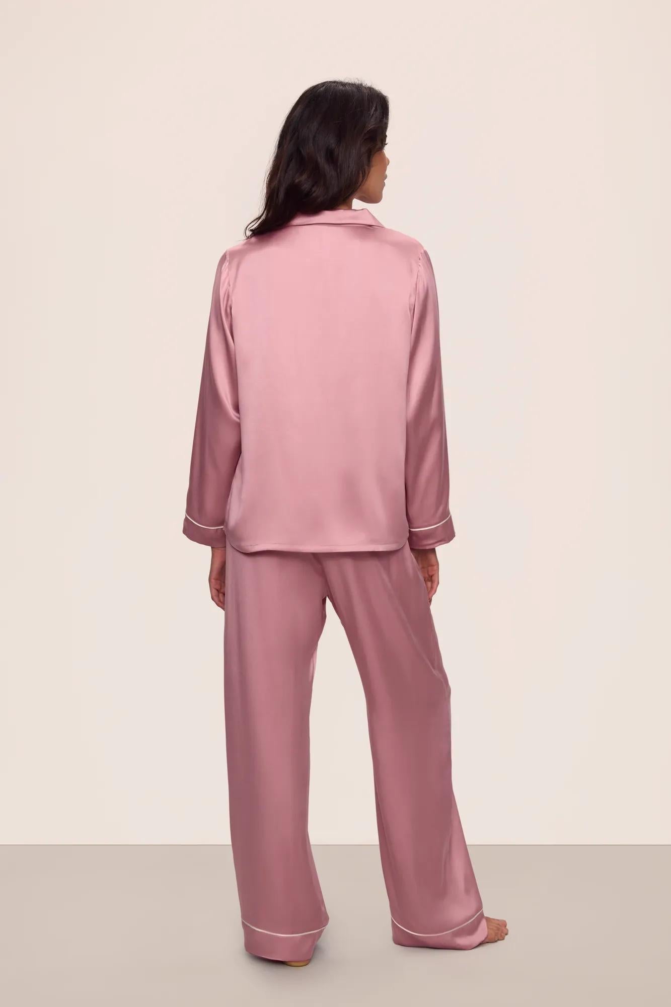Inez Washable Silk Long PJ Set