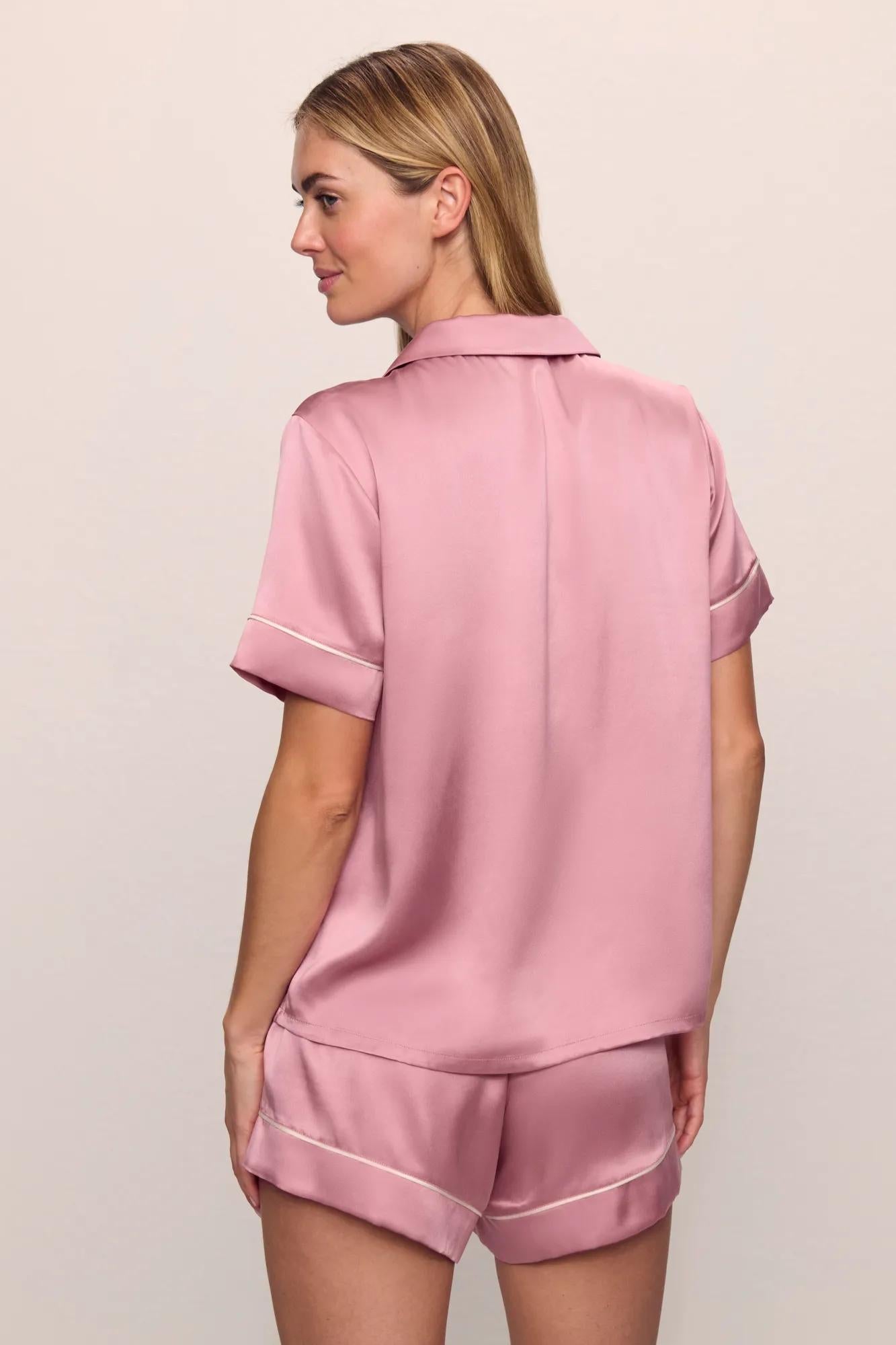 Inez Washable Silk Short PJ Set