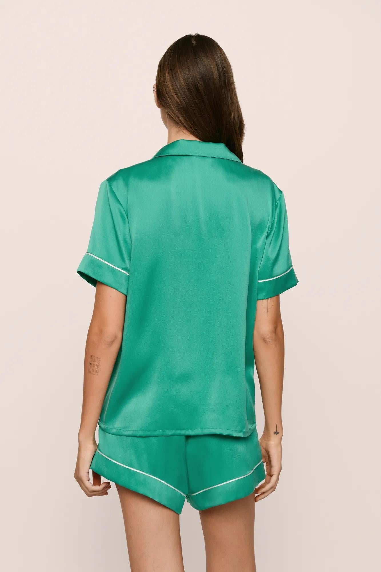 Inez Washable Silk Short PJ Set