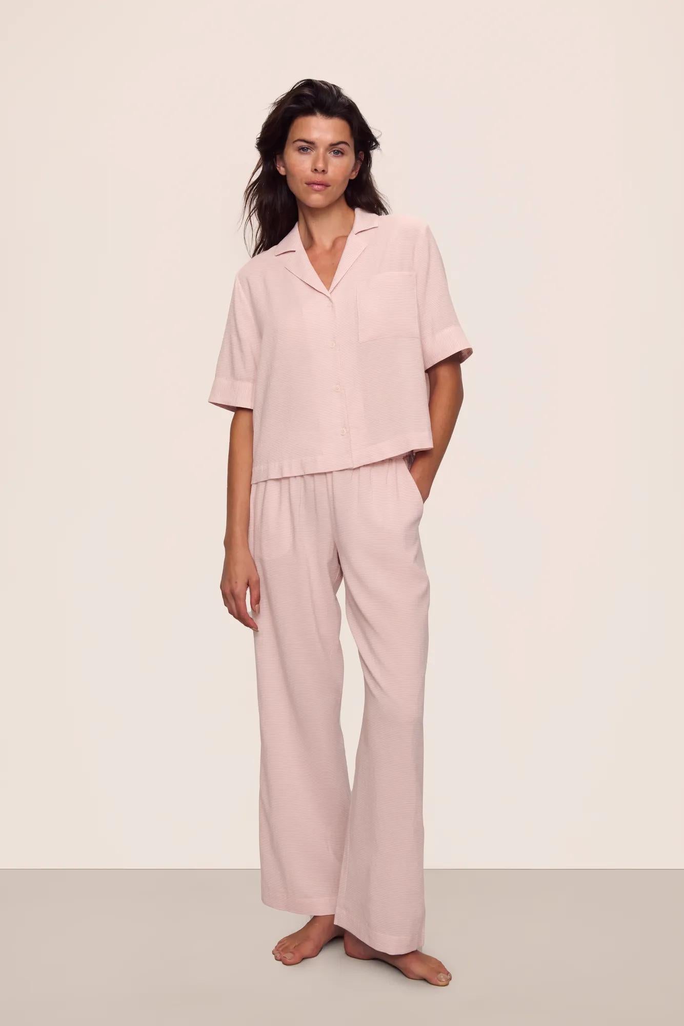 Nautico Relaxed Short Sleeve & Pant PJ Set
