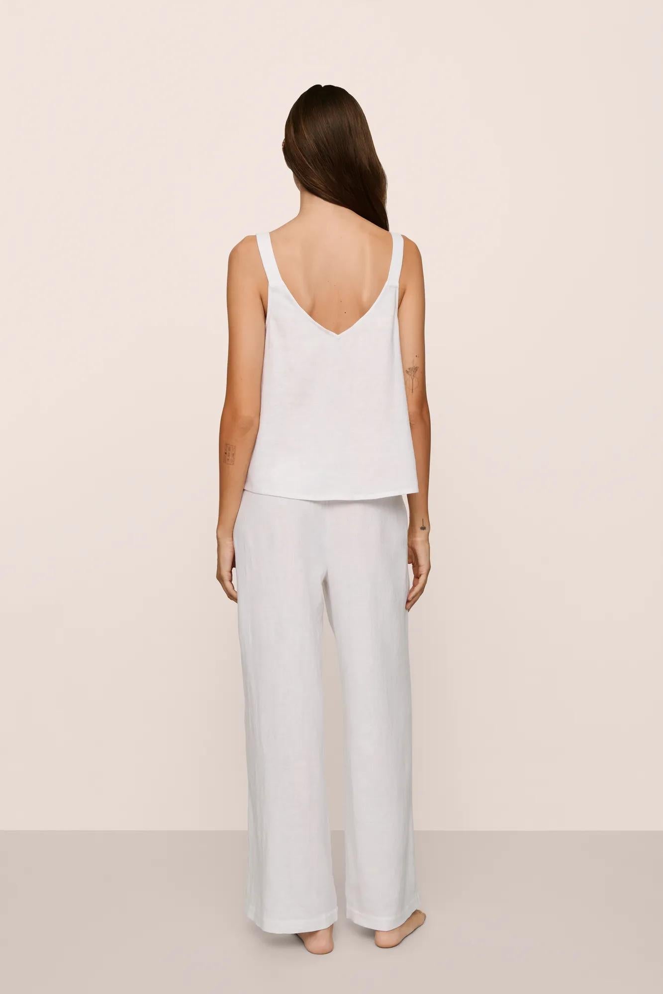 Linen Blend Relaxed Pant