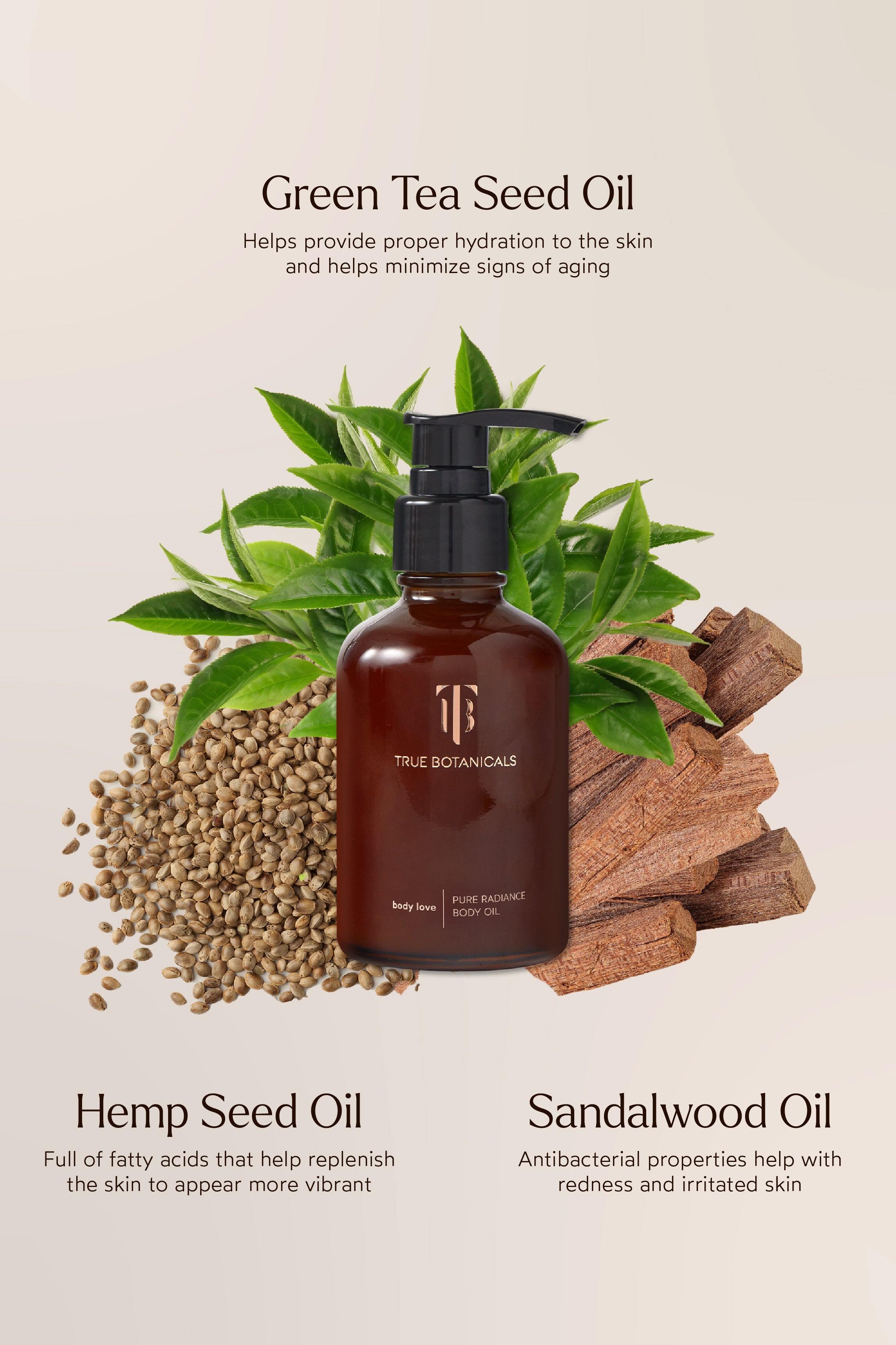 True Botanicals Pure Radiance Body Oil