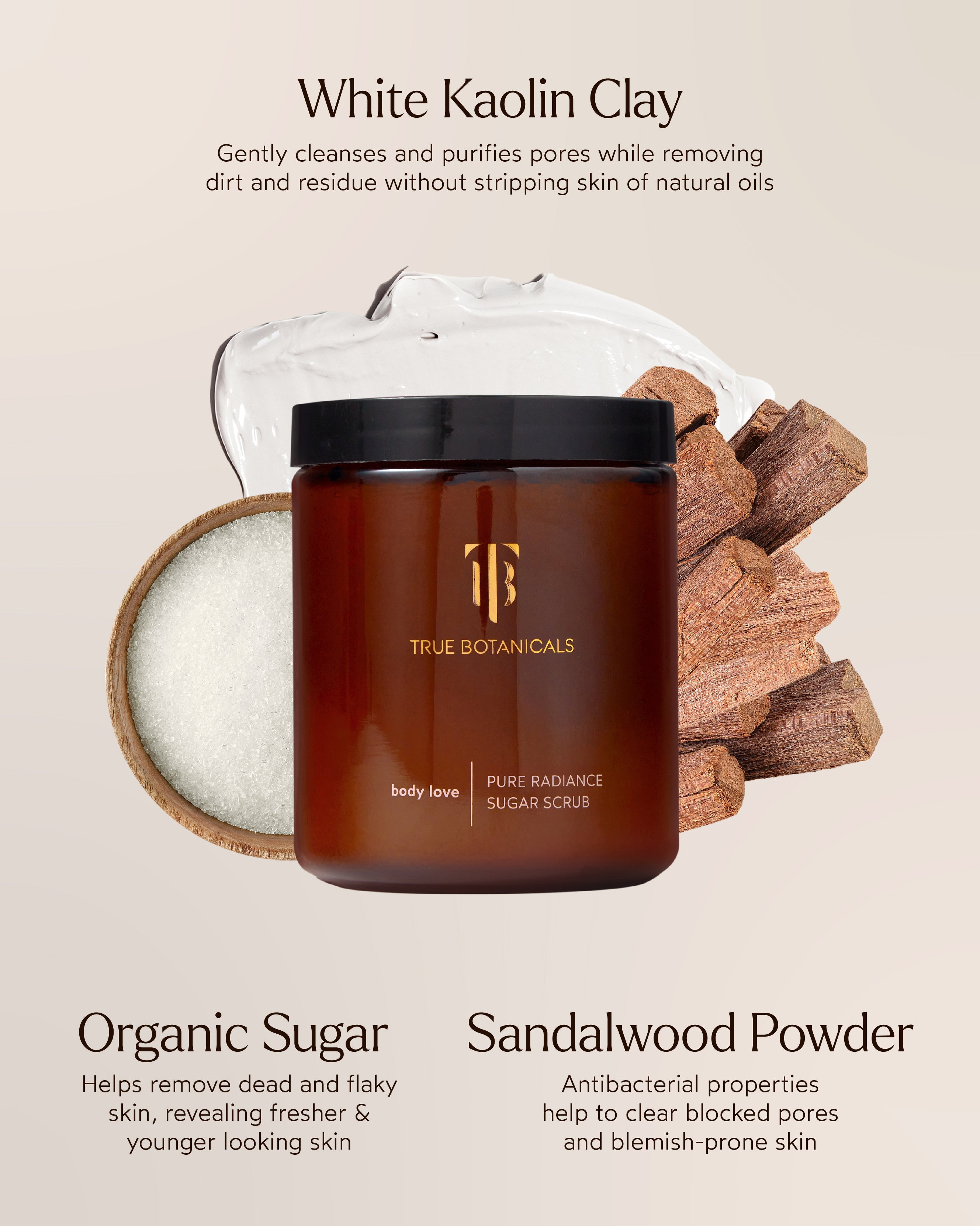 True Botanicals Pure Radiance Sugar Scrub